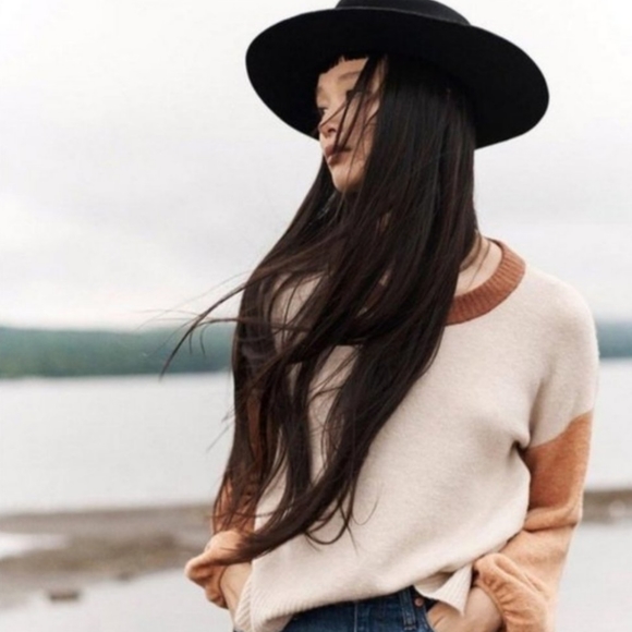 Madewell Biltmore Montana Felt Hat Black S/M - Picture 2 of 4